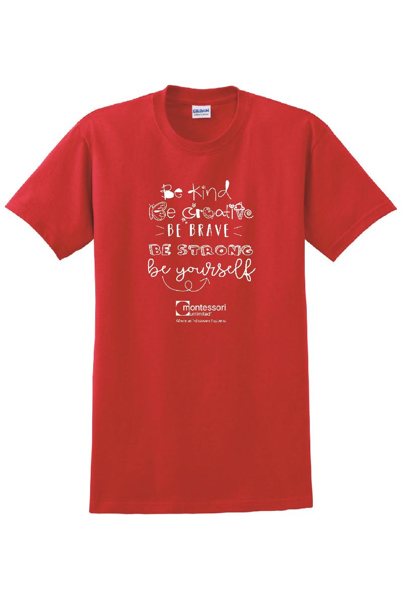 Gildan Adult Ultra Cotton® 6 oz. T-Shirt - Montessori