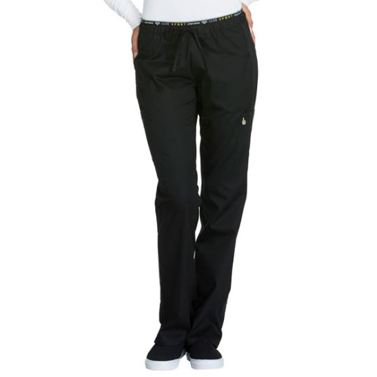 Ladies Mid Rise Straight Leg Pull-on Pant. CK003. - Petite