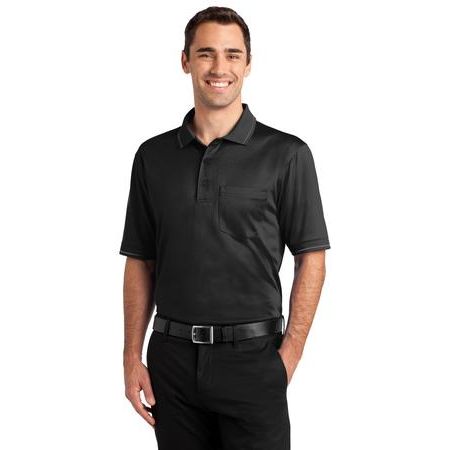 CornerStone &#174;  Select Snag-Proof Tipped Pocket Polo. CS415