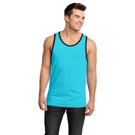 District &#174;  - Young Mens Cotton Ringer Tank DT1500