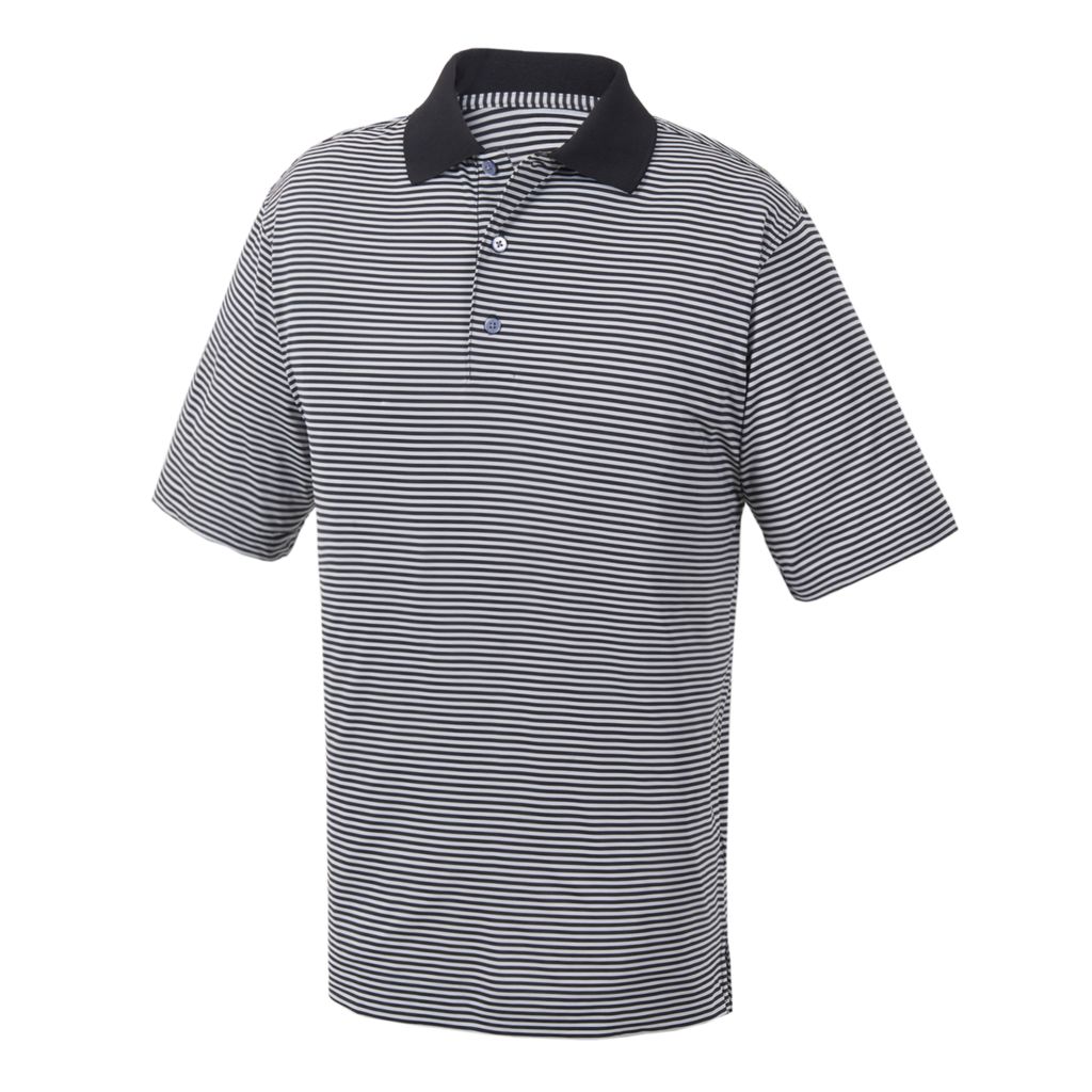 FootJoy - ProDry Performance Lisle Feeder Stripe Shirt - Knit Collar