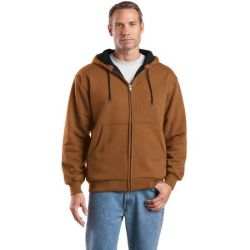 CornerStone - Heavyweight Full-Zip Hooded Sweatshirt with Thermal Lining.  CS620