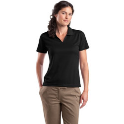 Sport-Tek - Ladies Dri-Mesh V-Neck Polo.  L469