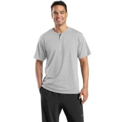 Sport-Tek - Short Sleeve Henley.  T210